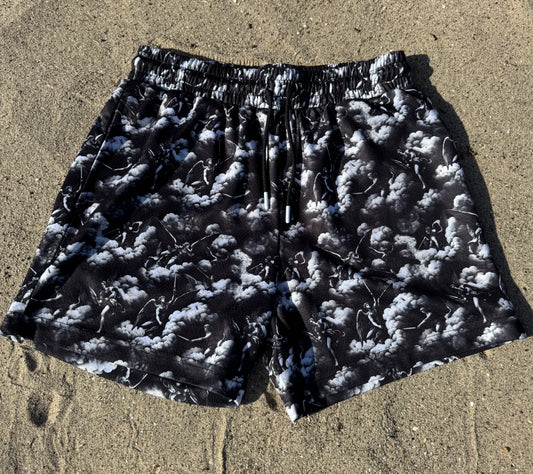 Mesh Shorts 5" Inseam - Midnight Angels